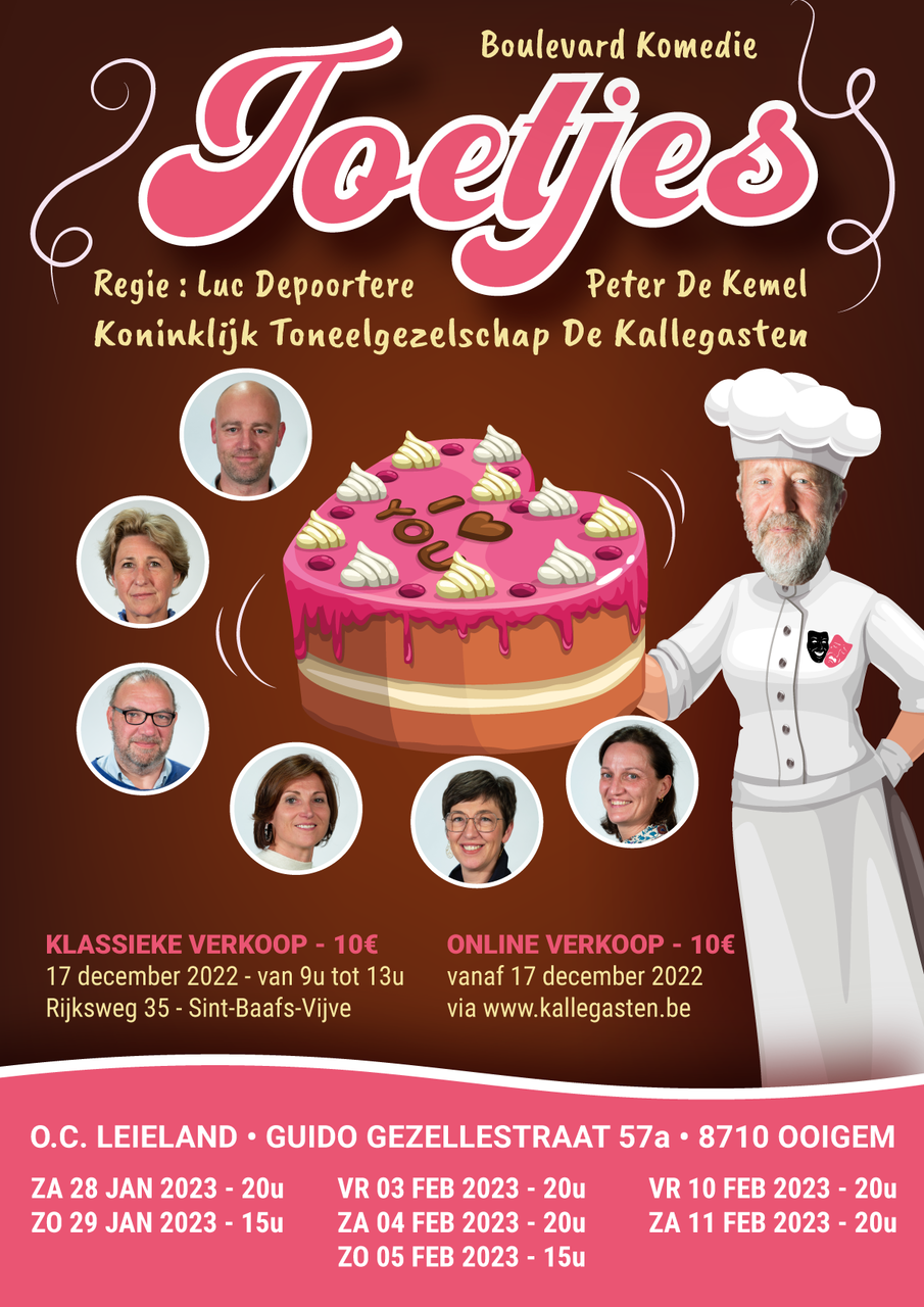 Affiche Toetjes